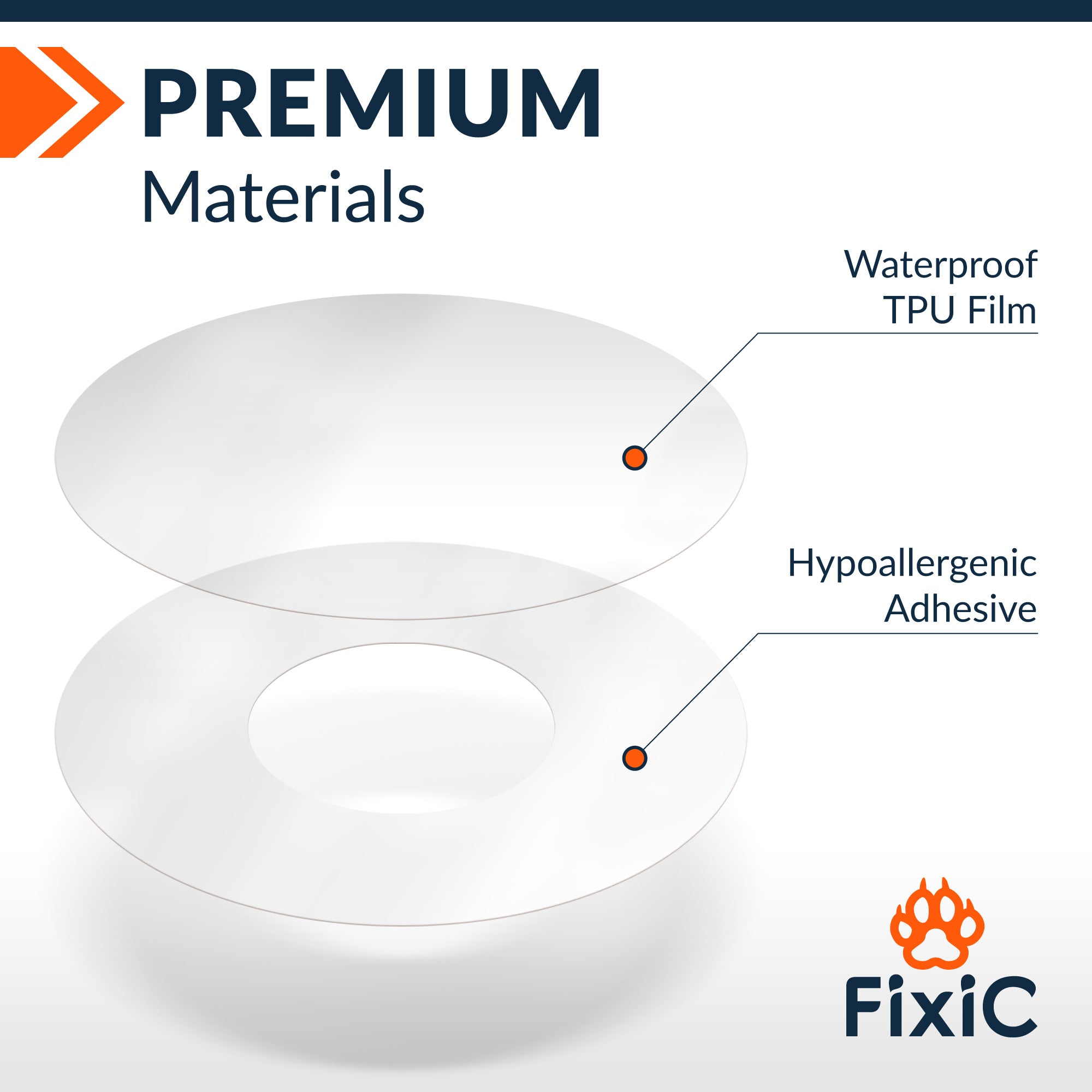 55 Dexcom G7 Premium Transparent Waterproof Adhesive Hypoallergenic Patches