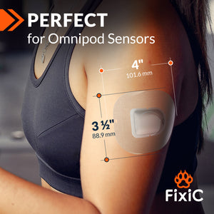 Waterproof Adhesive Covers for Omnipod Sensors